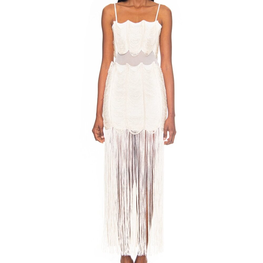 BLAKE DRESS IVORY AZULU